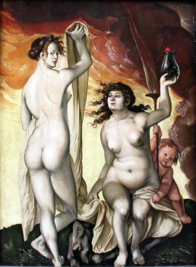 Zwei Hexen von Hans Baldung Grien